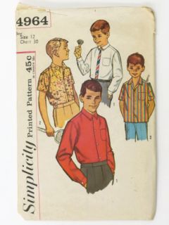 1950's Mens/Boys Sewing Pattern