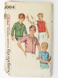 1960's Mens/Boys Sewing Pattern
