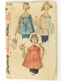 1940's Womens Sewing Pattern