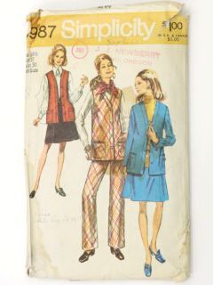 1970's Womens Sewing Pattern