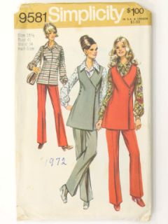 1970's Womens Sewing Pattern