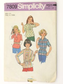 1970's Womens/Girls Sewing Pattern