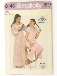 1970's Womens/Childs Sewing Pattern