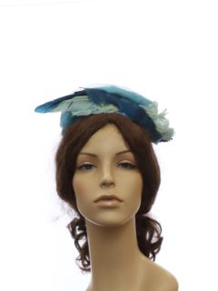 1950's Womens Accessories - Grace Adams Designer Ring Hat