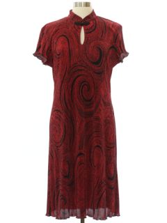 1990's Womens Cheongsam Style Dress