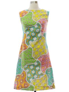 1960's Womens Mod Dress