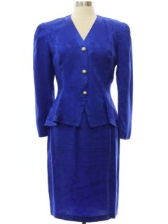 1990's Womens Silk Suit