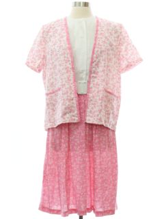 1980's Womens Totally 80s Dress Set