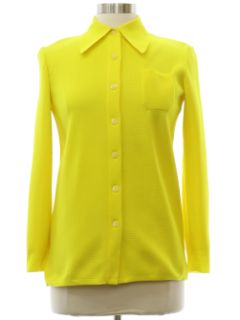 1960's Womens Mod Knit Leisure Shirt Jacket