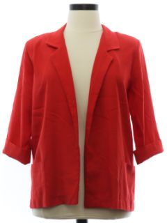 1980's Womens Totally 80s Blazer Style Jacket