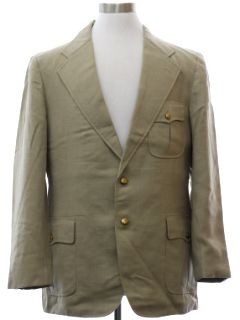 1970's Mens Cricketeer Disco Blazer Style Sport Coat Jacket