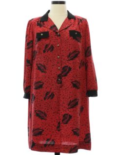 1980's Womens Totally 80s Dress