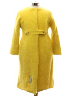 1960's Womens/Girls Cuddle Coat Felted Wool Jacket