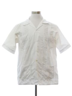 1980's Mens Guayabera Shirt