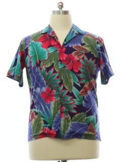 1990's Mens Cotton Hawaiian Shirt
