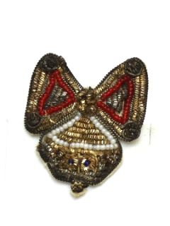 1960's Unisex Accessories - Bullion Embroidery Pin