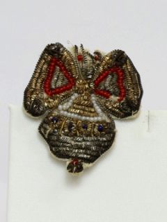 1960's Unisex Accessories - Bullion Embroidery Pin