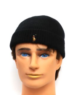 1990's Unisex Accessories - Wool Polo Ralph Lauren Beanie Hat