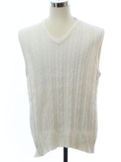 1980's Mens Preppy Sweater Vest