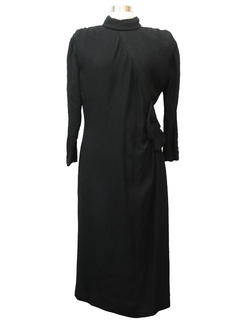 1980's Womens Nina Ricci Designer Bold New Look Designer Dress