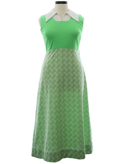 1960's Womens Mod Knit Dress