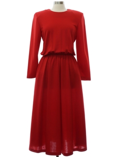 1980's Womens Knit Dress