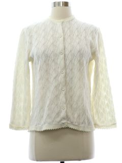 1960's Womens Cardigan Sweater