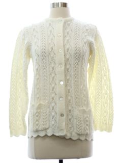 1960's Womens Cardigan Sweater