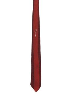 1950's Mens Skinny Rockabilly Necktie