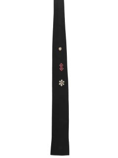 1960's Mens Skinny Rockabilly Flat Bottom Necktie