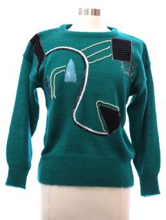 1980's Womens Totally 80s Sweater