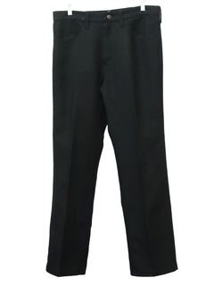 1990's Mens Wrangler Black Jeans-Cut Pants