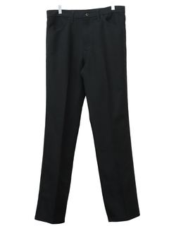 1990's Mens Black Wrangler Jeans-Cut Pants
