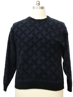 1980's Mens Totally 80S Cosby Style Sweater