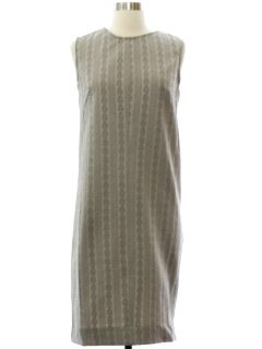 1970's Womens Mod Knit Dress Set
