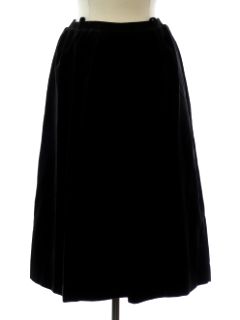 1980's Womens Totally 80s Velveteen Skirt