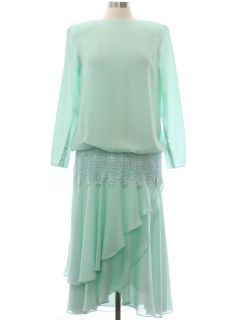 1980's Womens Totally 80s Cocktail Dress