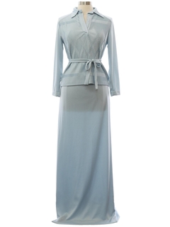 1970's Womens Hal Ferman Designer Disco Suit