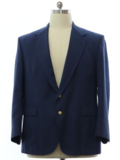 1980's Mens Blazer Style Sport Coat Jacket