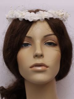 1970's Womens Accessories - Bridal or Flower Girl Style Hat