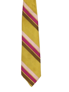 1970's Mens Wide Diagonal Disco Necktie