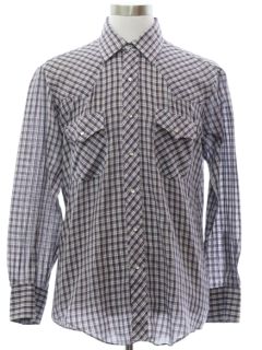 1980's Mens Western Shirt