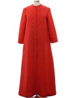 1970's Womens Quilted Lounge Robe
