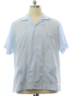 1980's Mens Guayabera Shirt