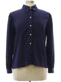 1980's Womens Totally 80s Secretary Shirt
