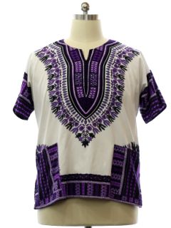 1970's Unisex Hippie Dashiki Shirt