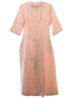 1960's Womens Carol Brent Mod Coulotte Jumpsuit Style Dress