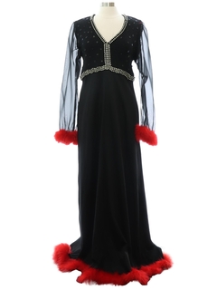 1960's Womens Prom Or Cocktail Dress