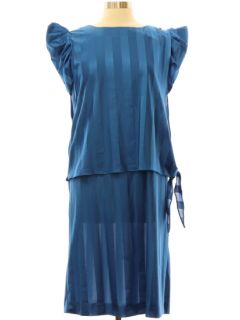 1980's Womens Totally 80s Secretary Dress