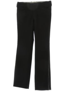 1970's Mens Black Flared Western Style Leisure Pants